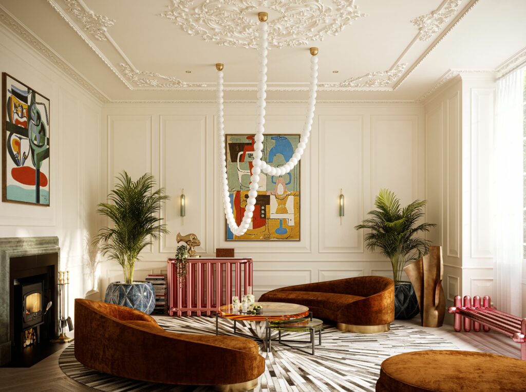 Luxury Elegant Living Room Furniture